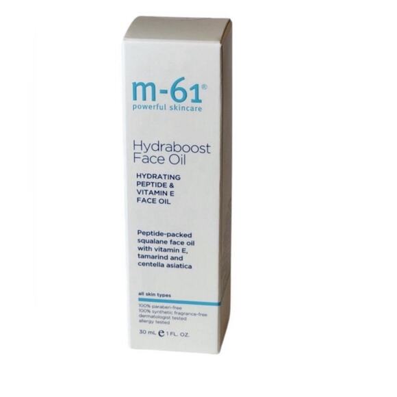 M-61 Hydraboost Face Oil 1 fl.oz. Full size Hydrating Peptide Vitamin E - Picture 1 of 7